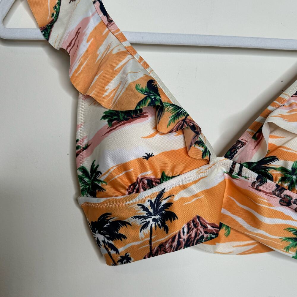 Aerie Ruffle Longline Bikini Top - Slumber Party NWT Size Small - Picture 4 of 8